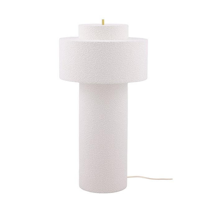 Lampa stojąca boucle japandi kremowa Noah 88cm Globen Lighting